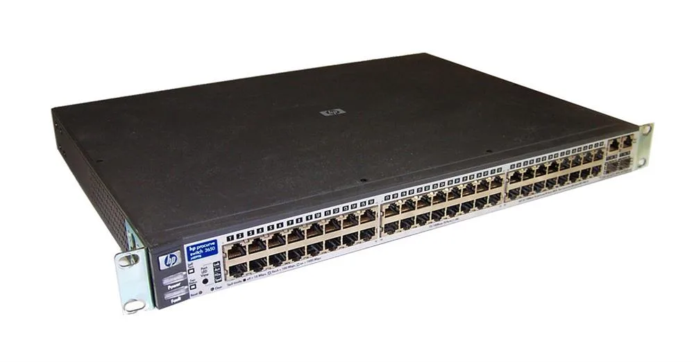 HP J4899B#ABA ProCurve 2650 48xPorts 10/100Base-TX/ 10/100/1000Base-T 2 x SFP(mini-GBIC) Layer-3 Managed Stackable Gigabit Ethernet Network Switch