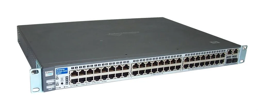 HP J4899C#ABB ProCurve Switch 2650 48xPorts 10/100Base-TX/ 10/100/1000Base-T 2xSFP(mini-GBIC) Stackable Gigabit Ethernet Network Switch