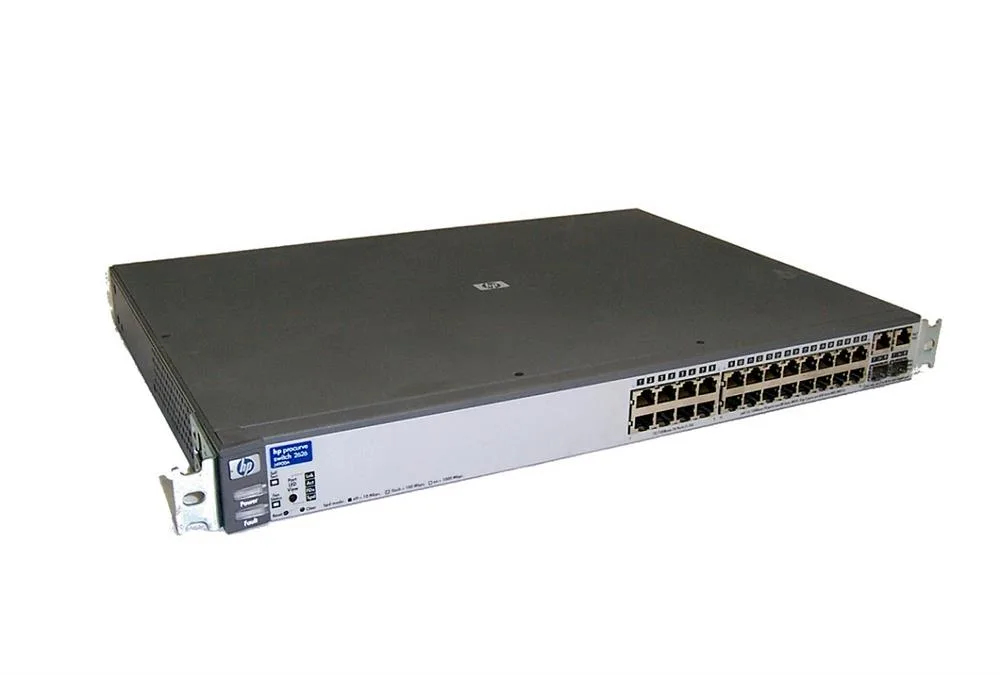 HP J4900A#ABA ProCurve Switch 2626 24 x Ports 10/100Base-TX + 2 x SFP Layer-3 Managed Fast Ethernet Network Switch
