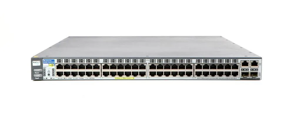 HP J8165A#ACC ProCurve Swtich 2650 PWR A Managed 50 Port with 48 Auto Sensing 10/100 Ports and 2 Dual Personality Switch