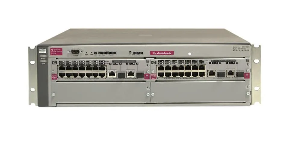 HP J8166A#ACC ProCurve 5304XL-32G 28-Ports + 4 x Combo GigaBit SFP Layer 4 Managed Stackable Gigabit Ethernet Switch
