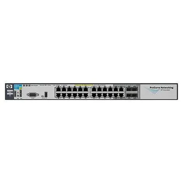 HP J8692-61101 ProCurve 3500yl series 3500-24G-PoE yl 20 x Ports PoE 10/100/1000Base-T + 4 x SFP (mini-GBIC) Ports PoE + 4 x SFP+ Ports Layer 3 Managed Gigabit Ethernet Network Switch