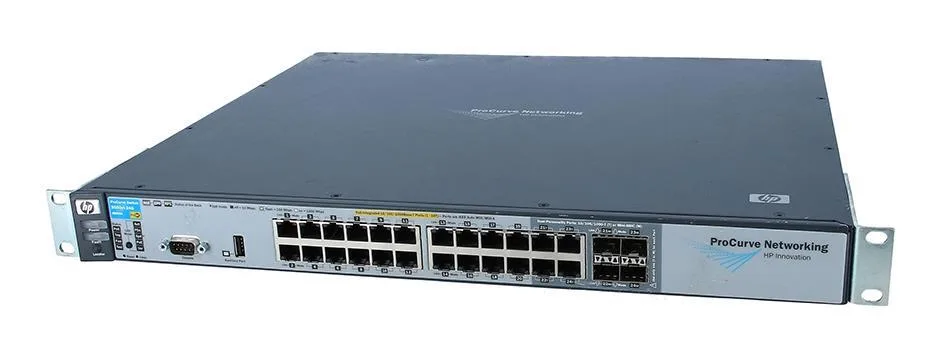 HP J8692A#ACF 2915-8G-PoE 8xPorts 10/100/1000Base-T with 2x SFP 2x Uplink Managed Stackable Gigabit Ethernet Switch