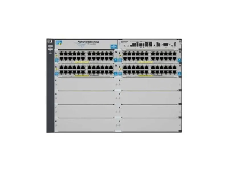 HP J8700A#DDO ProCurve 5412zl-96G 96xPorts 10/100/1000Base-T 8xExpansion Slot Layer-3 Managed Gigabit Ethernet Network Switch