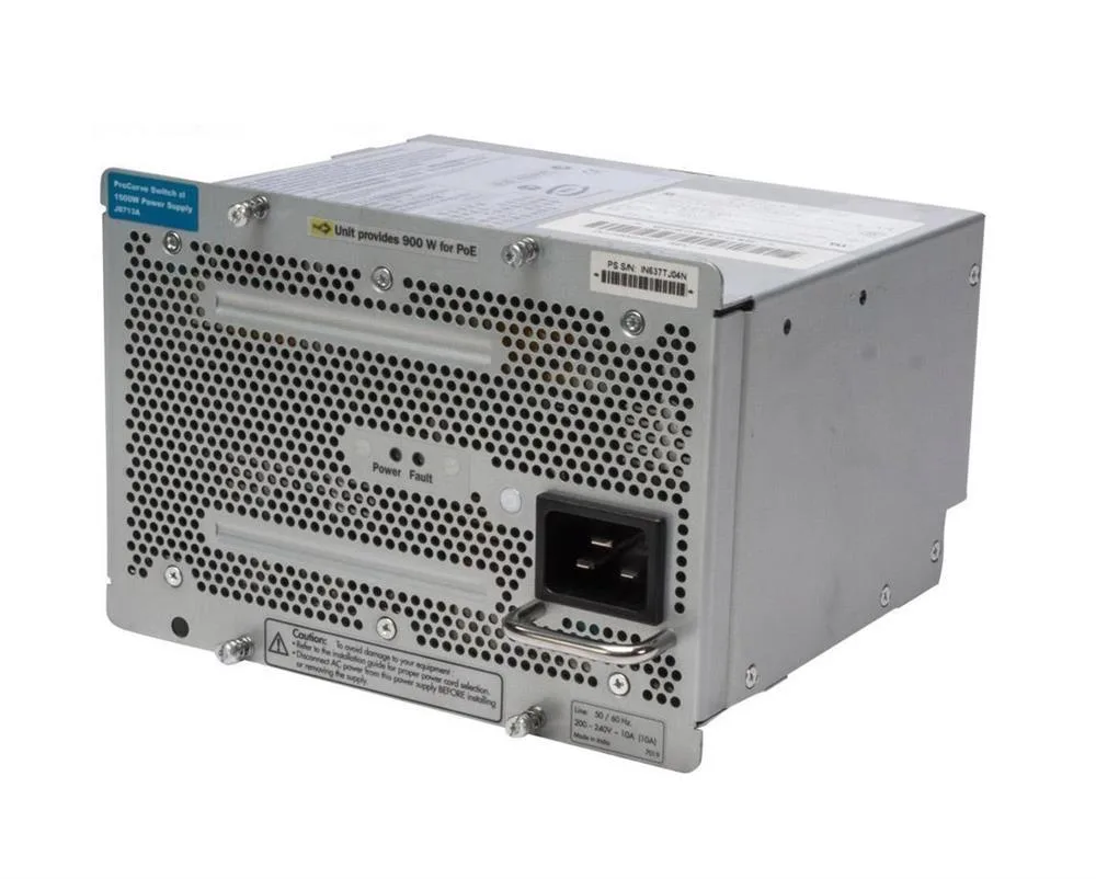 HPE J8713A#ABB ProCurve 1500-Watts PoE+ 110-220V AC Redundant Power Supply for ProCurve ZL Series Switch