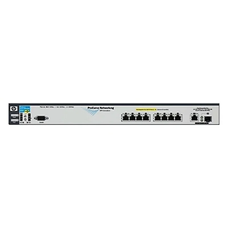 HP J8762-60001 ProCurve 2600-8-PWR 8 x RJ-45 Ports PoE 10/100Base-TX + 1 x Dual-Personality RJ-45/SFP mini-GBIC Port Layer 2 Managed Rack-mountable Fast Ethernet Network Switch