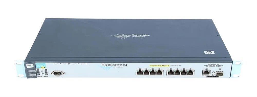 HP J8762A#ABB ProCurve 2600-8-PWR 8xPorts 10/100Base-TX 1xSFP(mini-GBIC) + LAN Layer-2 Managed Fast Ethernet Network Switch