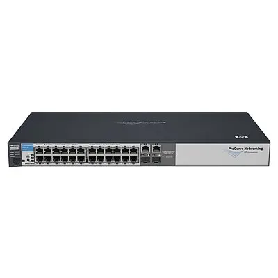 HP J9019-69101 ProCurve 2510 Series E2510-24 24 x RJ-45 Ports 10/100Base-TX + 2 x Dual Personality RJ-45/SFP (mini-Gbic) Uplink Ports Layer 2 Managed Rack-mountable Fast Ethernet Network Switch. In St