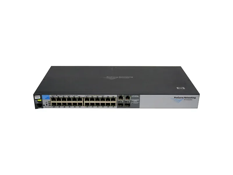 HP J9019B#ACC ProCurve 2510-24 24-Ports 10/100Base-TX, 2 x Dual Personality 10/100/1000Base-T/SFP (mini-GBIC) 1U Rack-Mountable Fast Ethernet Switch