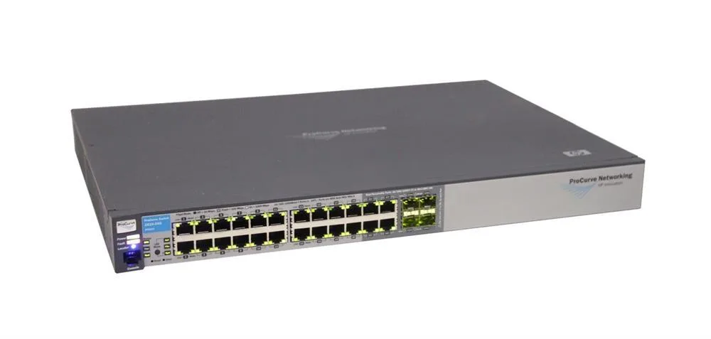HP J9021A#ABB ProCurve 2810-24G 24-Ports 24 x 10/100/1000Base-T LAN 4 x SFP (mini-GBIC) Stackable Managed Ethernet Switch