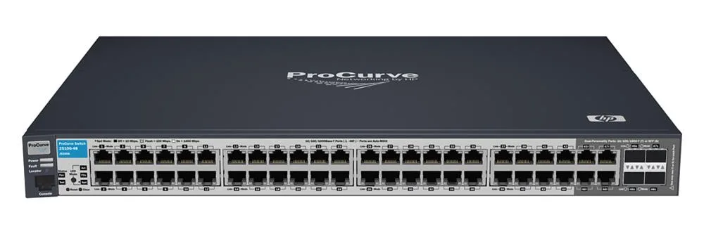 HP J9022A#ABB Procurve 2810-48G 48xPort 10/100/1000Base-T LAN + 4 x SFP (Mini-GBIC) Layer-2 Managed Gigabit Ethernet Network Switch
