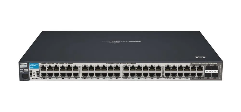 HP J9022A#ACD Procurve 2810-48G 48xPort 10/100/1000Base-T LAN + 4 x SFP (Mini-GBIC) Layer-2 Managed Gigabit Ethernet Network Switch