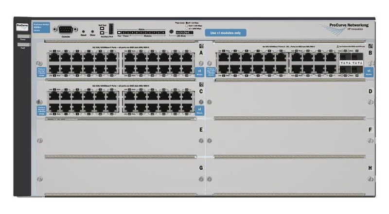 HP J9030A#ABB ProCurve 4200vl 68 x Port 10/100/1000Base-T LAN 4 x SFP + 5 x Expansion Slot Layer-2 Managed Gigabit Ethernet Network Switch Chassis