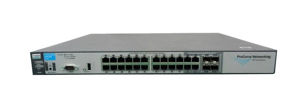 HP J9049A#ABA Procurve 2900-24G 24xPorts 10/100/1000Base-T 4 x SFP (Mini-GBIC) Stackable LAN Layer-3 Managed Gigabit Ethernet Network Switch
