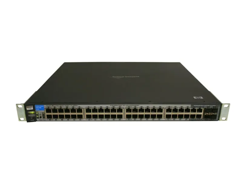 HP J9050-69001 ProCurve 2900 Series 2900-48G 44 x RJ-45 Ports 10/100/1000Base-T + 2 x CX4 Ports + 2 x X2 Ports + 4 x Dual Personality RJ-45/SFP (Mini-GBIC) Ports Layer 3 Managed Rack-mountable Gigabit