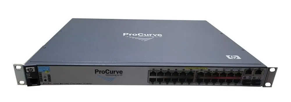 HP J9087A#ABB ProCurve Switch 2610-24-PWR 24-Ports 10/100Base-TX PoE + 2 x 10/100/1000Base-T Ports + 2 x SFP (miniGBIC) Slots Layer 2 Managed Switch
