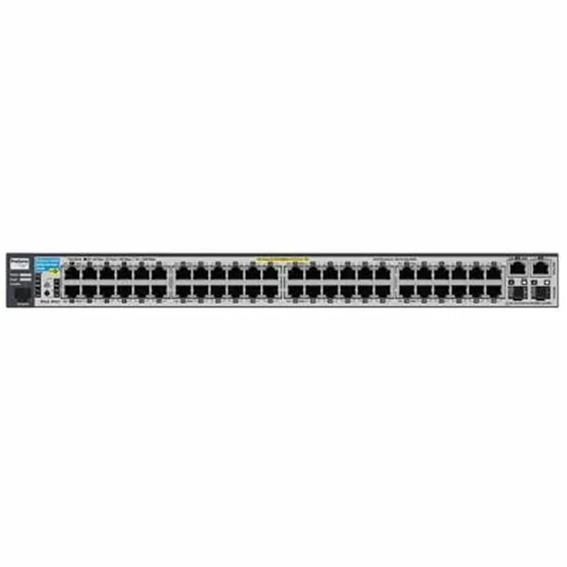 HP J9089AX ProCurve 2610 Series 2610-48-PWR 48 x RJ-45 Ports PoE 10/100Base-TX + 2 x GE RJ-45 Ports + 2 x SFP (mini-GBIC) Ports Layer 2 Managed Rack-mountable Fast Ethernet Network Switch