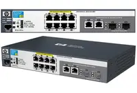 J9137-61101 - HP ProCurve 2520-8-PoE 8-Ports 10/100Base-TX LAN, 2 x 10/100/1000Base-T, 2 x SFP (mini-GBIC) Shared Managed Ethernet Switch