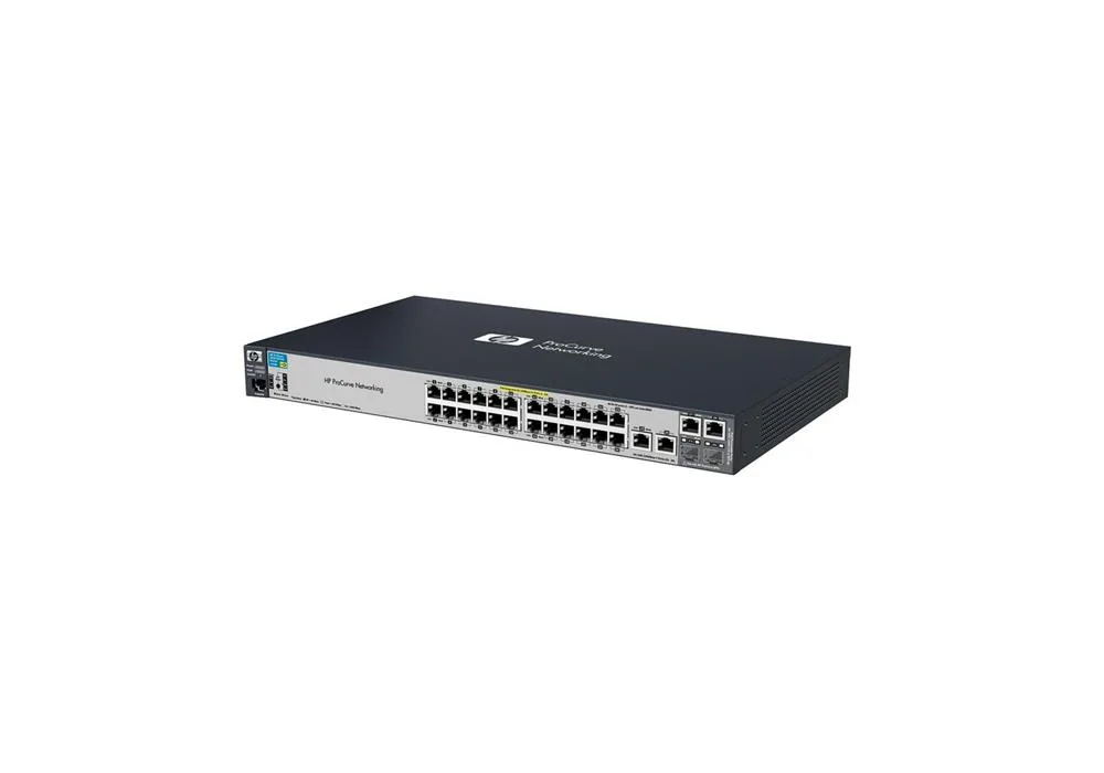 HP J9138A#ACC ProCurve E2520-24-PoE 24-Port 10/100Base-TX 2 x SFP (mini-GBIC) Shared 2 x 10/100/1000Base-T Ethernet Switch