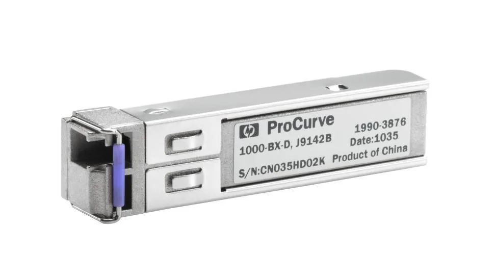HP J9142B#ABA ProCurve X122 1000Base-BX-D Single-mode Fiber 1550nm-Tx/1490nm-Rx 120km LC Connector SFP (Mini-GBIC) Transceiver Module