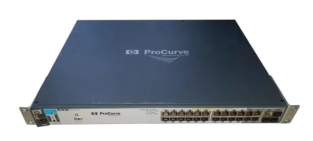 HP J9146A#ABB ProCurve E2910-24G-PoE+ 24-Ports 10/100/1000Base-T with 4 x SFP Shared Manageable Ethernet Switch