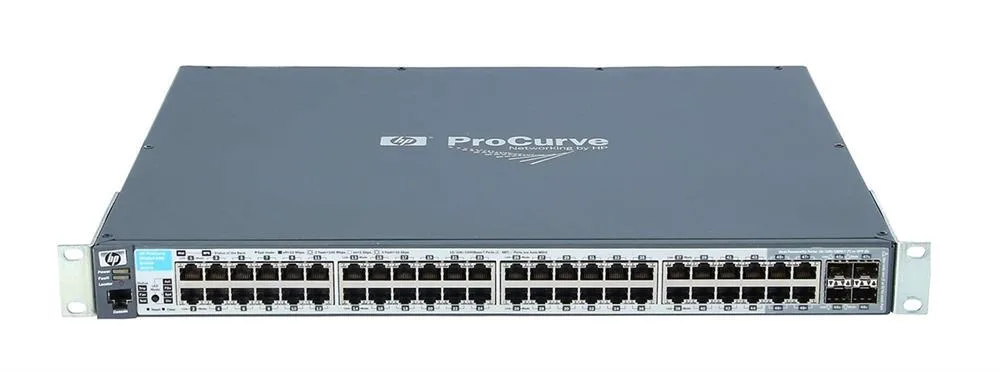 HP J9147A#ACC ProCurve 2910al-48G, 48-Ports 10/100/1000Base-T + 4 x SFP (mini-GBIC) Slots + 4 x 10-GbE Slots Layer 3 Managed Switch