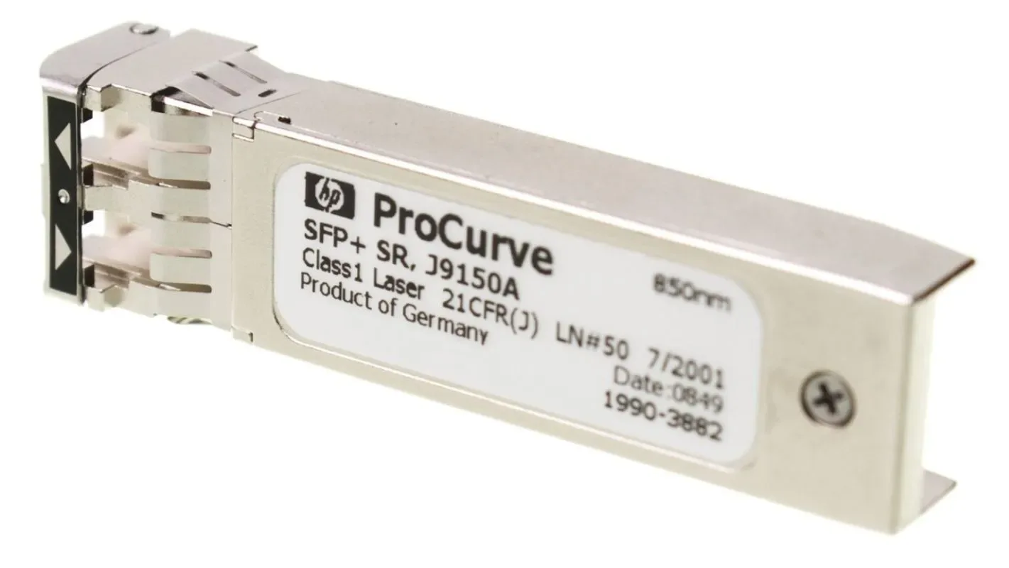 HP J9150A#ABA ProCurve X132 10Gb/s 10GBase-SR Multi-mode Fiber 300m 850nm Duplex LC Connector SFP+ Transceiver Module
