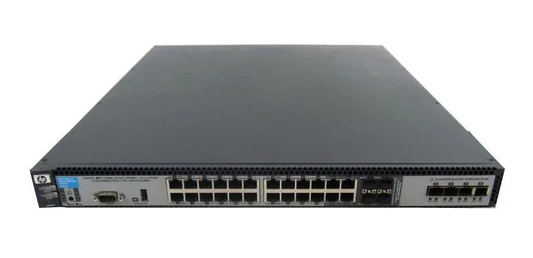 J9264AZ - HP ProCurve 6600-24G-4XG 24 x Ports 10/100/1000Base-T + 4 x Shared SFP Layer 3 Managed Gigabit Ethernet Network Switch