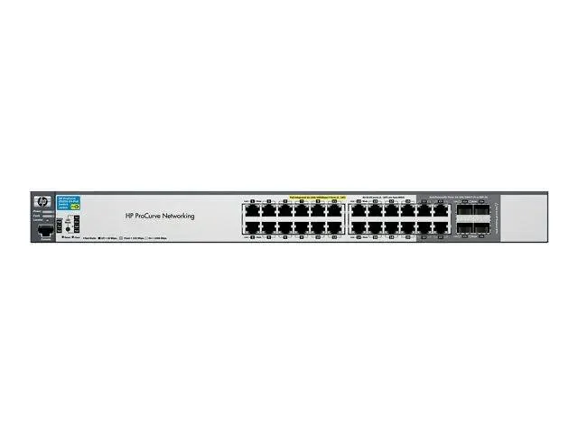 J9299AR - HP ProCurve 2520-24G-PoE 24-Port 24 x 10/100Base-TX, 2 x SFP (mini-GBIC) Shared, 2 x 10/100/1000Base-T Ethernet Managed Switch