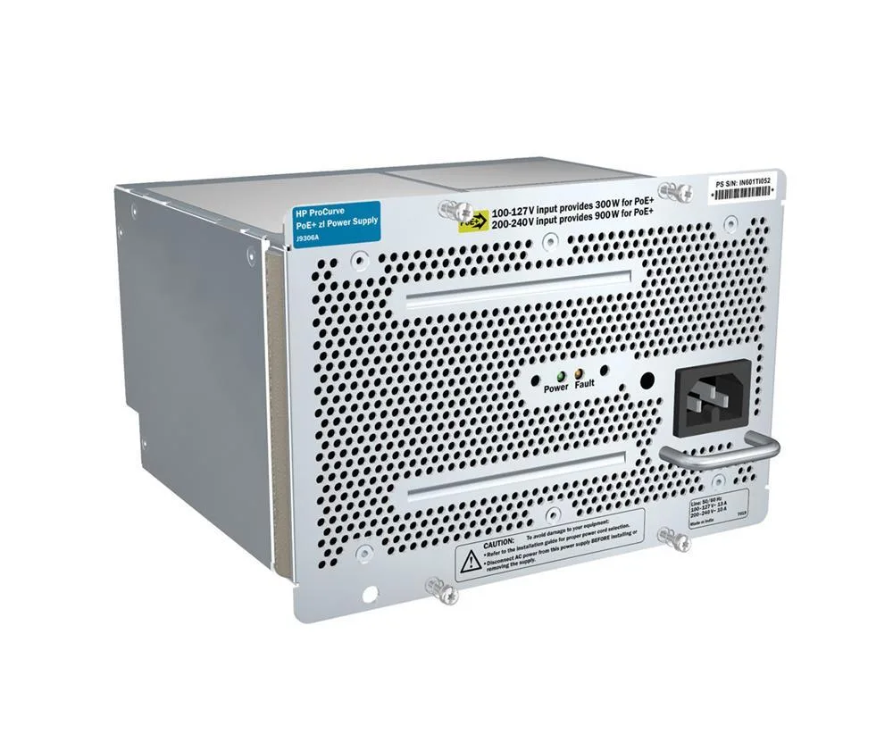 J9306-61011 - HPE ProCurve 1500-Watts PoE+ 110-220V AC Redundant Power Supply for ProCurve ZL Series Switch