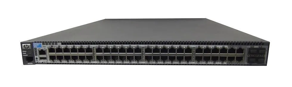 HP J9451A#ABA ProCurve E6600-48G 48-Ports 10/100/1000Base-T with 4 x SFP (mini-GBIC) Shared Managed Stackable Layer 3 Gigabit Ethernet Switch