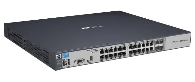 HP J9470A#ABB ProCurve 3500-24 20-Ports 10/100Base-TX LAN, 4 x 10/100/1000Base-T, 4 x SFP (mini-GBIC) Shared LAN Switch