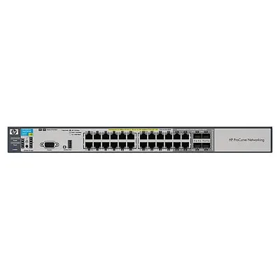 J9471AR - HP ProCurve 3500-24-PoE 20 x Ports 10/100Base-TX/10/100/1000Base-T + 4 x SFP (Mini-GBIC) Layer-3 Managed Gigabit Ethernet Network Switch