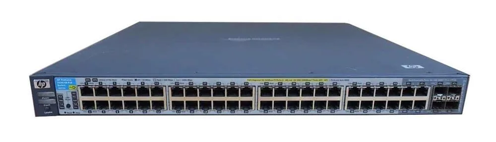 HP J9473A#ACC Procurve 3500-48-PoE 48-Ports 10/100Base-T 4x SFP Layer 3 Fast Ethernet Switch