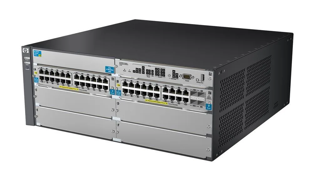 HP J9539A#ABB ProCurve E5406-44G-PoE 44-Ports with 4 x SFP Layer-4 Managed v2 zl Gigabit Ethernet Switch