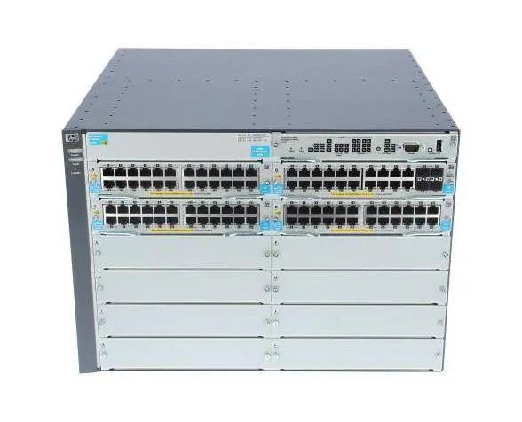 HP J9540A#ACC ProCurve E5412-92G-PoE 92-Ports with 2 x SFP Layer 4 Managed v2 zl Gigabit Ethernet Switch