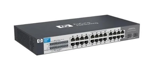HP J9561A#ACC ProCurve 1410-24G 24-Ports 10/100/1000Base-T + 2-Ports SFP (mini-GBIC) Slot Unmanaged Gigabit Ethernet Switch
