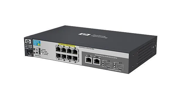 HP J9565A#ABB ProCurve 2615-8-PoE 8-Ports 10/100Base-T with 2 Combo Gigabit SFP Ports & 2 Ethernet Ports Managed Fast Ethernet Switch