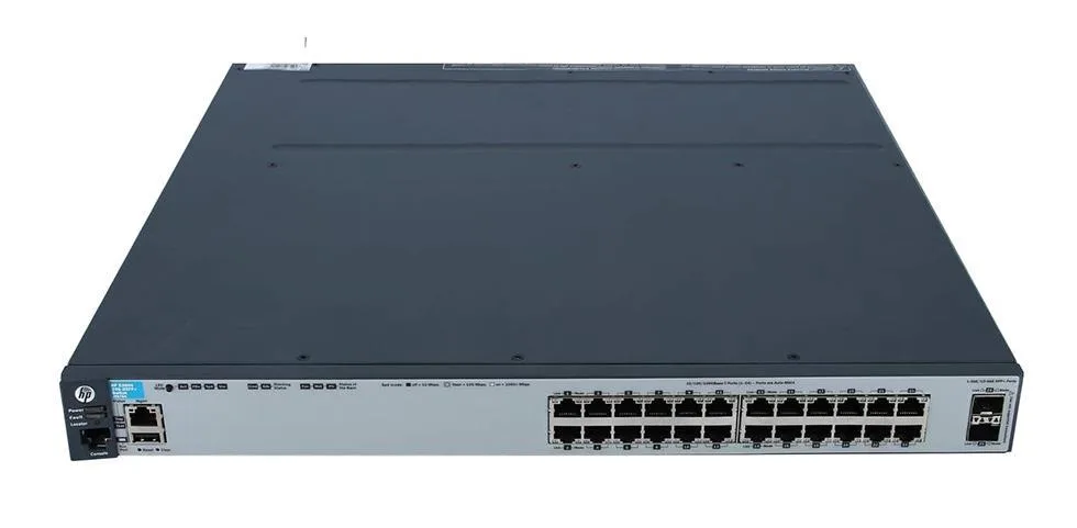 HP J9575A#ACF 3800-24G 24 x Ports 10/100/1000Base-T + 2 x SFP+ Layer-4 Managed Gigabit Ethernet Network Switch