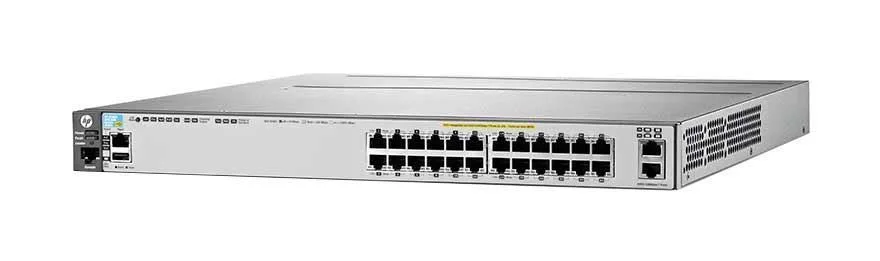 HP J9585AS#ABB E3800-24G-2XG 24 x Ports 10/100/1000Base-T + 2 x SFP+ + Layer-3 Managed Gigabit Ethernet Network Switch