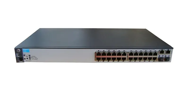 HPE J9623-60001 HP J9623-60001 Aruba 2620 Series E2620-24 24 x RJ-45 Ports 100Base-TX + 2 x GE RJ-45 Ports + 2 x open mini-GBIC SFP slots Layer 3 Managed Rack-mountable Network Fast Ethernet Network S