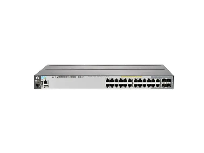 HP J9624A#ACD ProCurve 2620-24-PoE+ 24 x Ports 10/100/1000Base-T + 2 x SFP Layer-2 Managed Gigabit Ethernet Network Switch