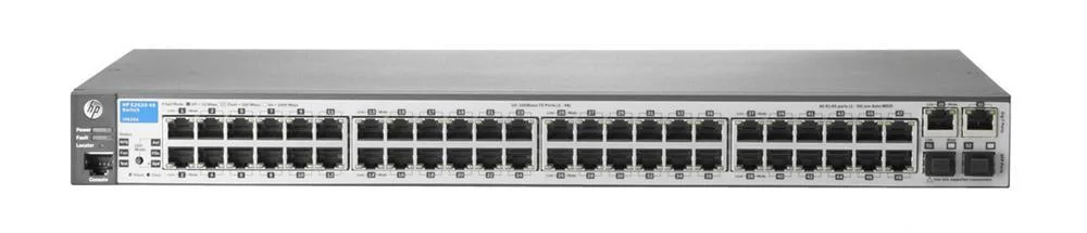 HP J9626A#ABA ProCurve E2620-48 48xPorts 10/100/1000Base-T 2 x SFP(mini-GBIC) Slot Layer-3 Managed Stackable Gigabit Ethernet Network Switch