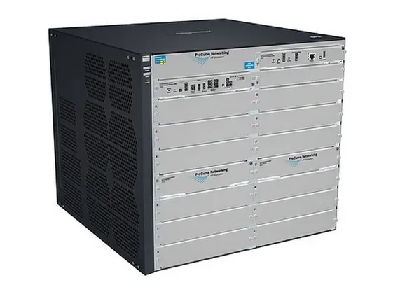 J9641AR - HP ProCurve 8212 ZL PoE 12 x Slot Layer 4 Managed 9U Rack-mountable Gigabit Ethernet Switch Chassis