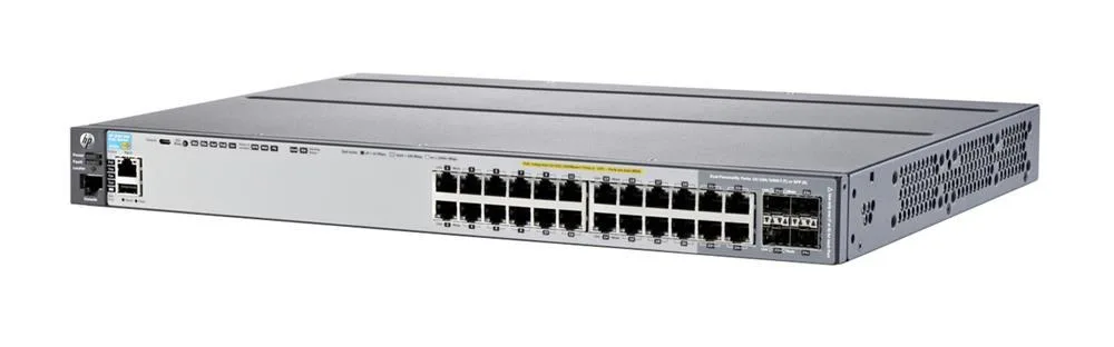 HP J9727AR#ABA ProCurve 2920-24G 24xPorts 10/100/1000Base-T 4x SFP+ PoE+ Layer-2 Managed Gigabit Ethernet Network Switch