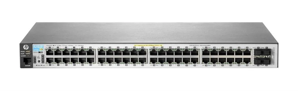 HP J9772A#ACE ProCurve 2530-48G-PoE+ 48 x Ports 10/100/1000Base-T + 4 x SFP Layer-2 Managed Gigabit Ethernet Network Switch