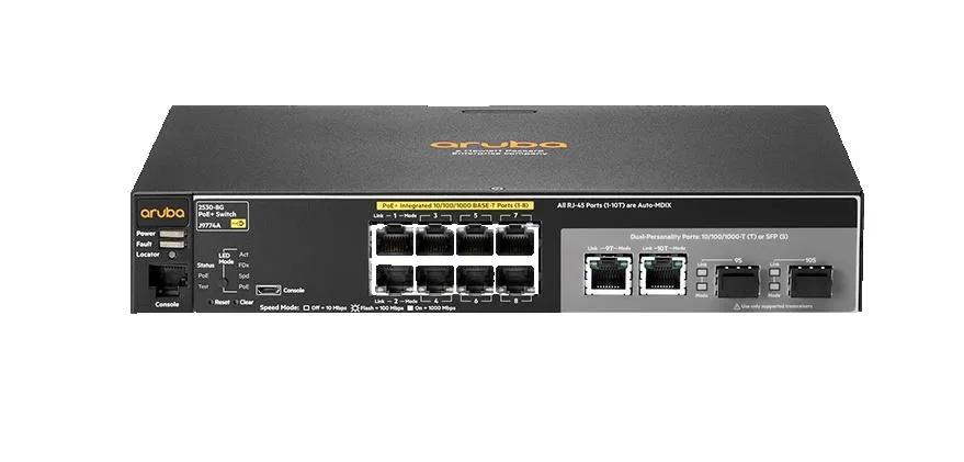 Aruba J9774A#AC3 2530-8G-PoE+ 8 Ports Yes Ethernet Switch