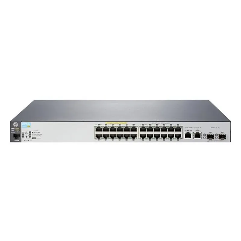 Aruba J9779A#ABB 2530-24-PoE+ 24 x Ports 10/100Base-X + 2 Gigabit SFP Ports & 2 Ethernet Ports Layer 2 Managed Rackmountable Fast Ethernet Switch