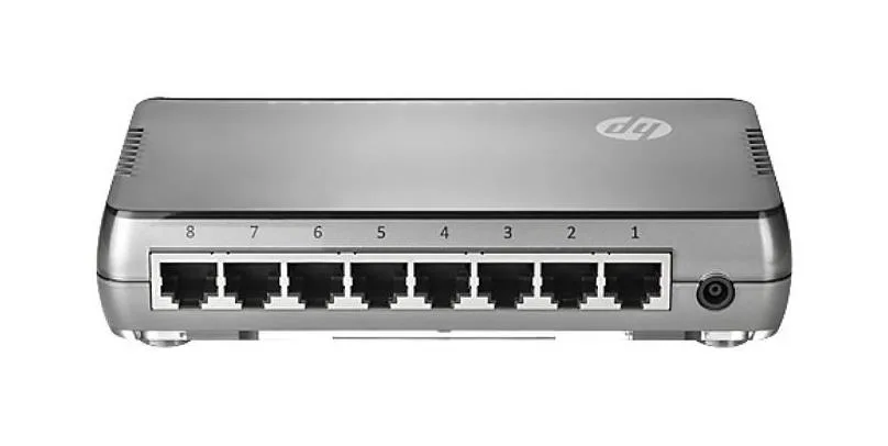 HP J9794A#ABA 1405-8G v2 8 x Ports 10/100/1000Base-T Layer-2 Unmanaged Desktop Gigabit Ethernet Network Switch