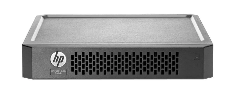 HP J9833AS#ABA PS1810-8G 8-Ports 10/100/1000Base-T Managed Gigabit Wall-Mountable Ethernet Switch